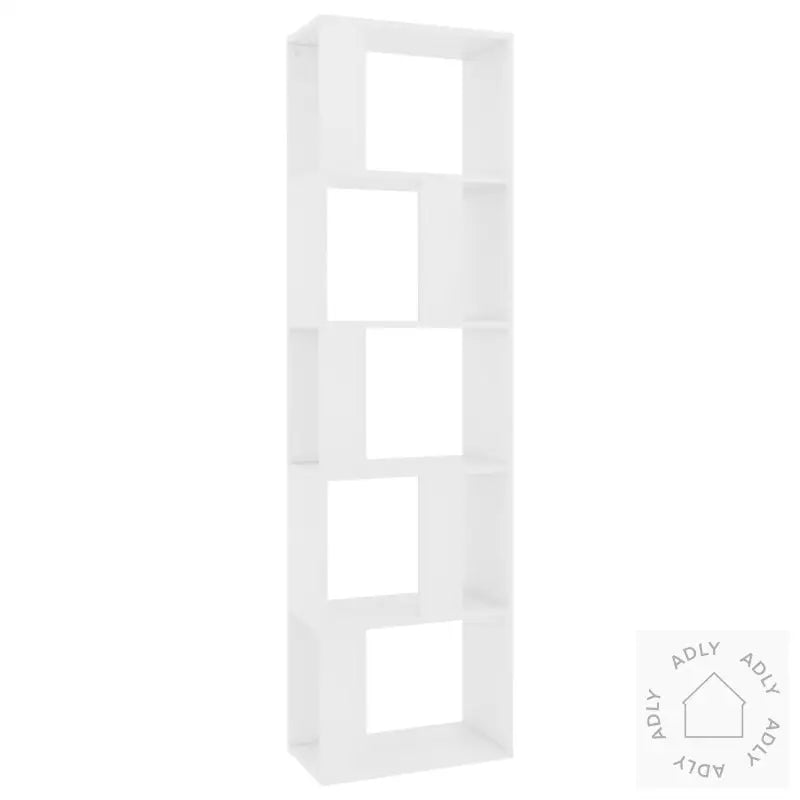Bokhylle/Romdeler Hvit 45X24X159 Cm Konstruert Tre