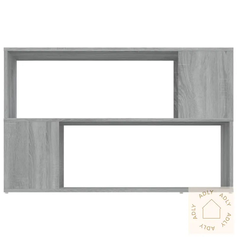 Bokhylle Grå Sonoma 100X24X63 Cm Konstruert Tre