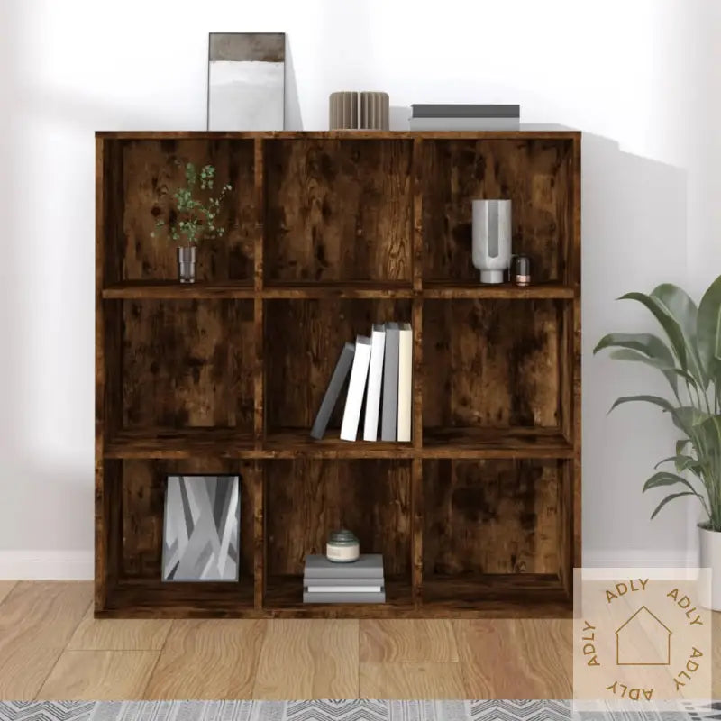 Bokhylle Røkt Eik 98X29X97,5 Cm