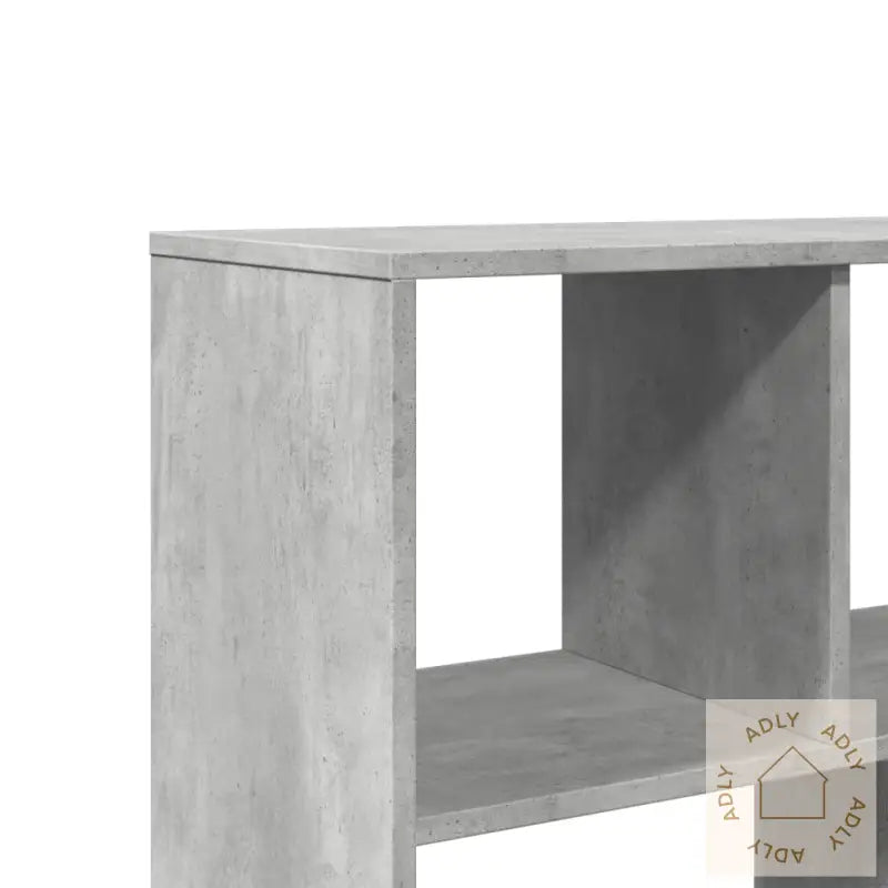 Bokhylle Betonggrå 100X33X156,5 Cm Konstruert Tre