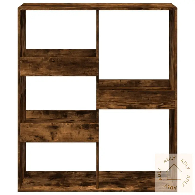 Romdeler Røkt Eik 100X33X115 Cm Konstruert Tre