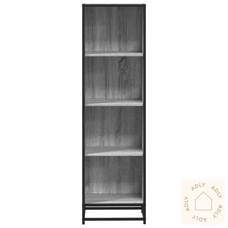 Bokhylle Grå Sonoma 40X35X139 Cm Konstruert Tre
