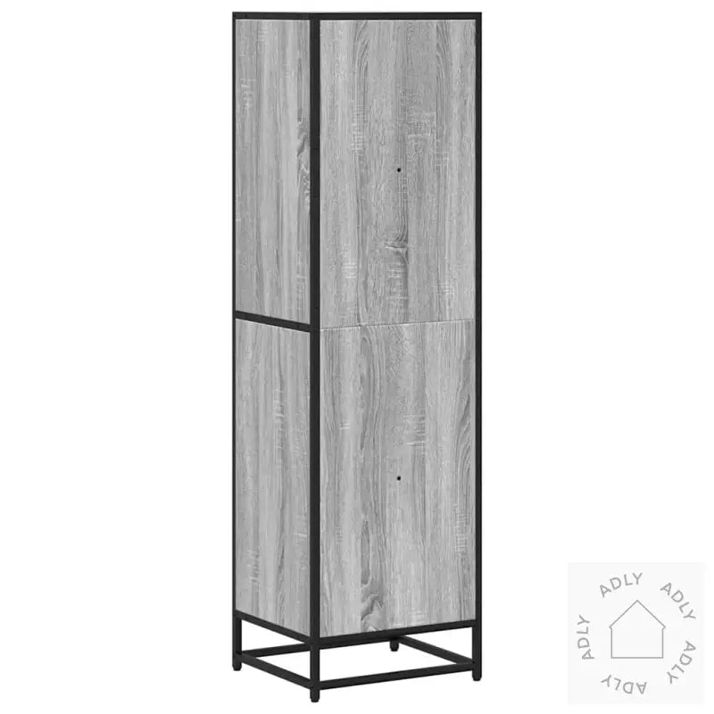 Bokhylle Grå Sonoma 40X35X139 Cm Konstruert Tre