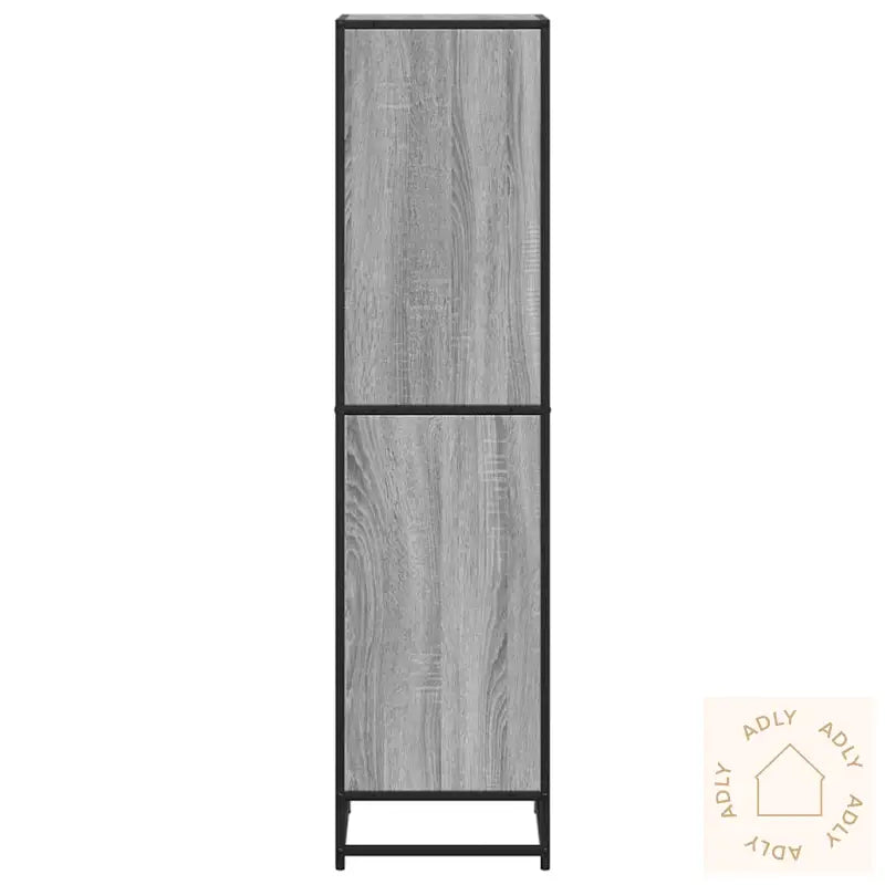 Bokhylle Grå Sonoma 40X35X139 Cm Konstruert Tre
