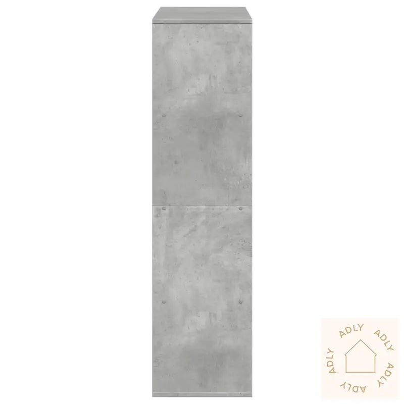 Bokhylle Betonggrå 100X33X125,5 Cm Konstruert Tre