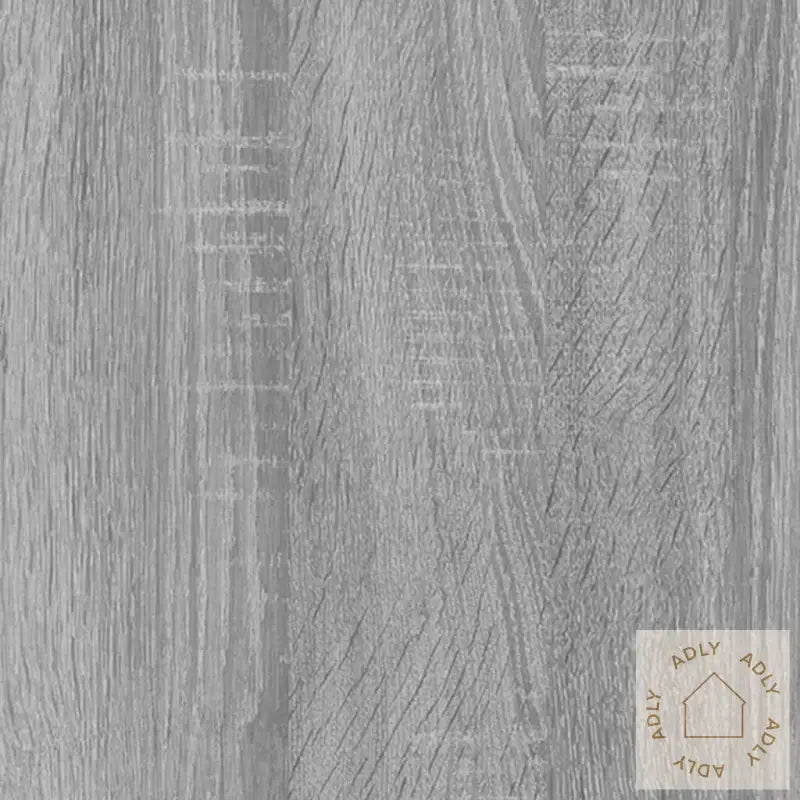 Bokhylle 4 Etasjer Grå Sonoma 80X24X142 Cm Konstruert Tre