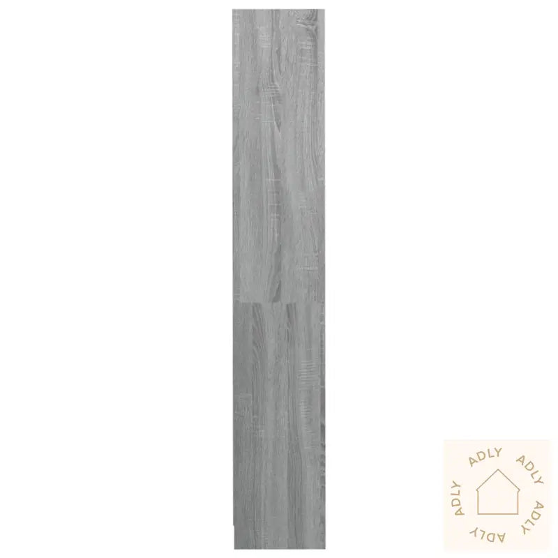 Bokhylle 4 Etasjer Grå Sonoma 80X24X142 Cm Konstruert Tre