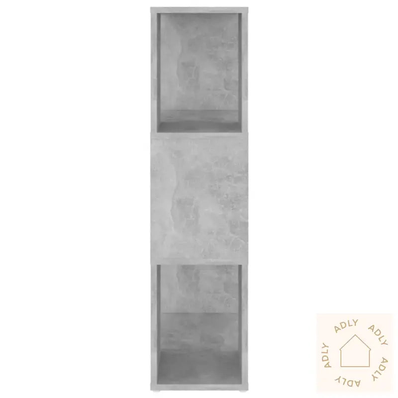 Bokhylle/Romdeler Betonggrå 60X24X94 Cm Konstruert Tre
