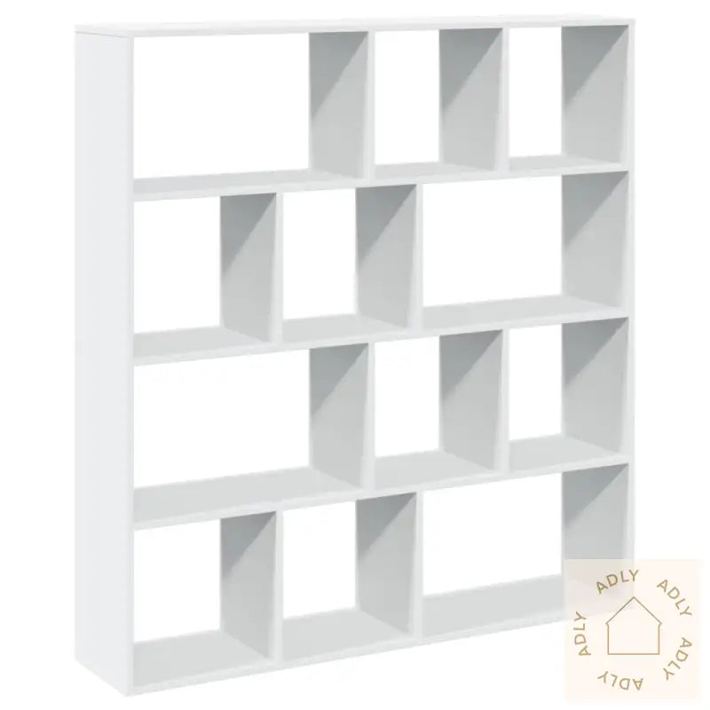 Bokhylle Hvit 132X29X141,5 Cm Konstruert Tre