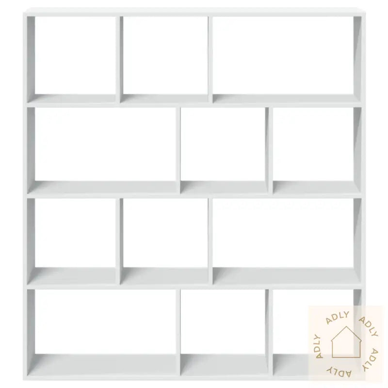 Bokhylle Hvit 132X29X141,5 Cm Konstruert Tre