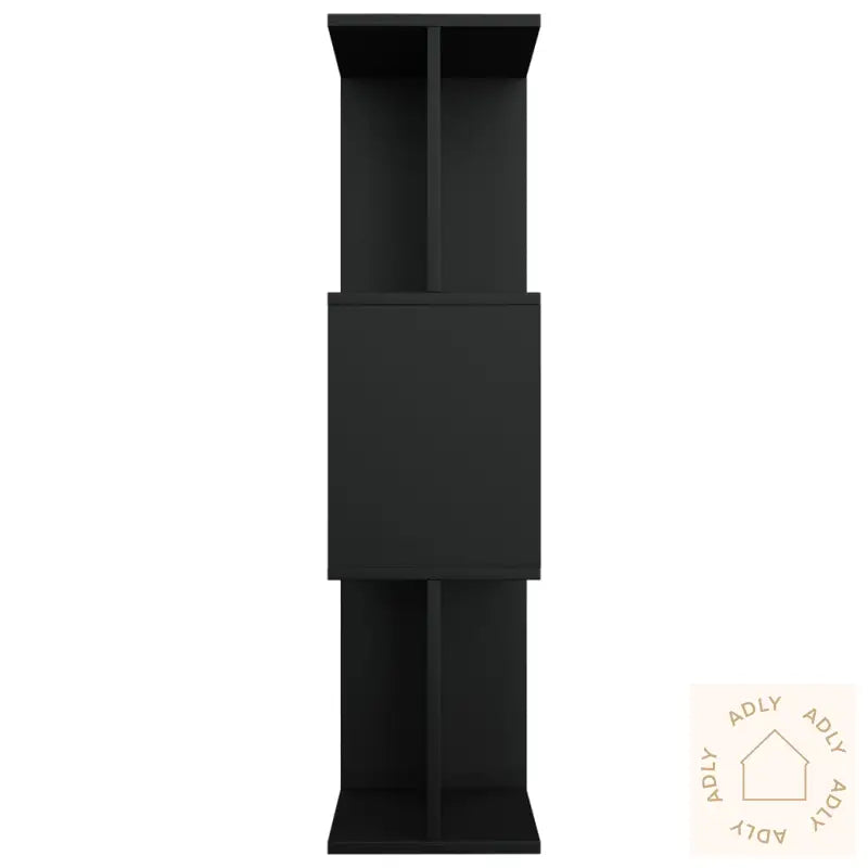 Bokhylle/Romdeler Svart 80X24X96 Cm Konstruert Tre