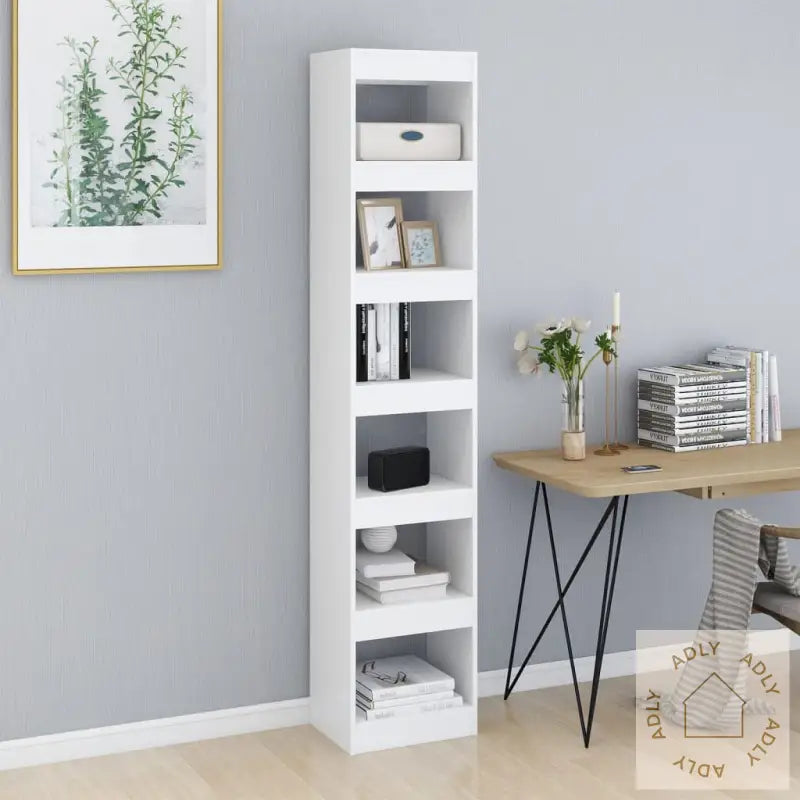 Bokhylle/Romdeler Hvit 40X30X198 Cm