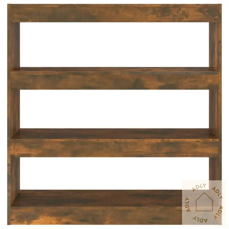 Bokhylle/Romdeler Røkt Eik 100X30X103 Cm