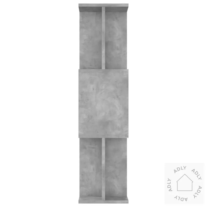 Bokhylle/Romdeler Betonggrå 80X24X96 Cm Konstruert Tre