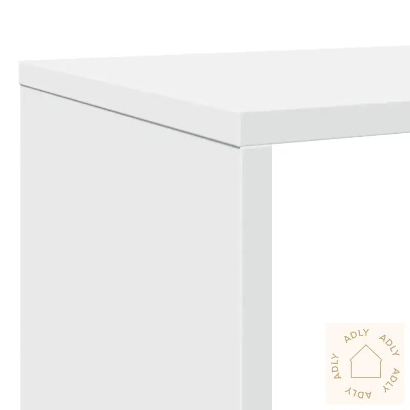 Bokhylle Hvit 132X29X141,5 Cm Konstruert Tre