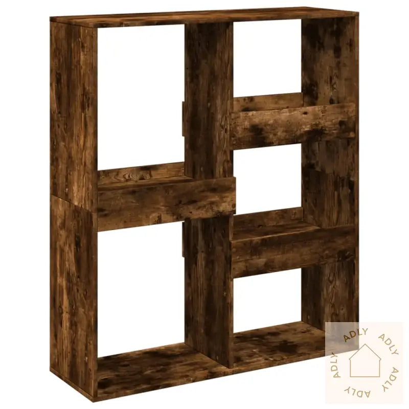 Bokhylle/Romdeler Røkt Eik 100X33X115 Cm