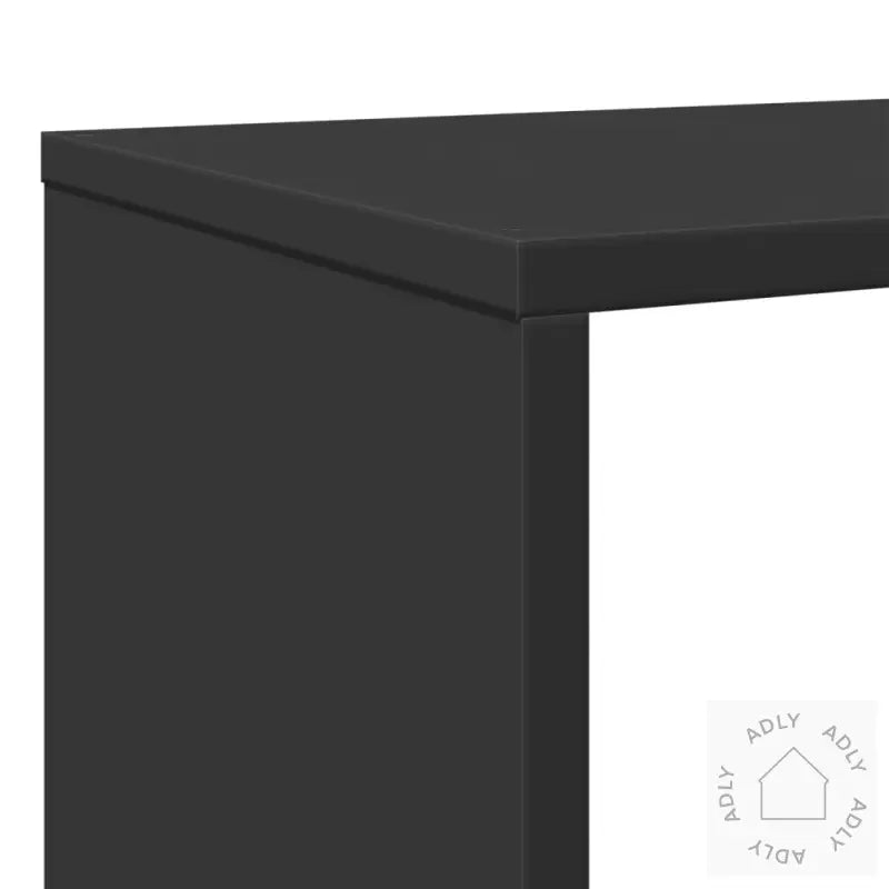 Bokhylle Svart 102X29X143 Cm Konstruert Tre