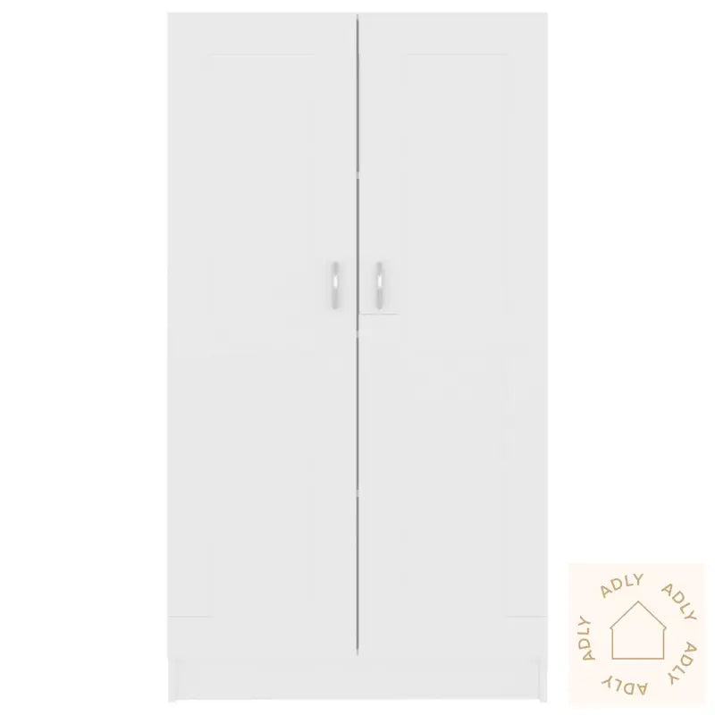 Bokhylle Hvit 82,5X30,5X150 Cm Konstruert Tre
