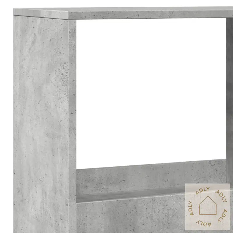 Bokhylle Betonggrå 100X33X175 Cm Konstruert Tre