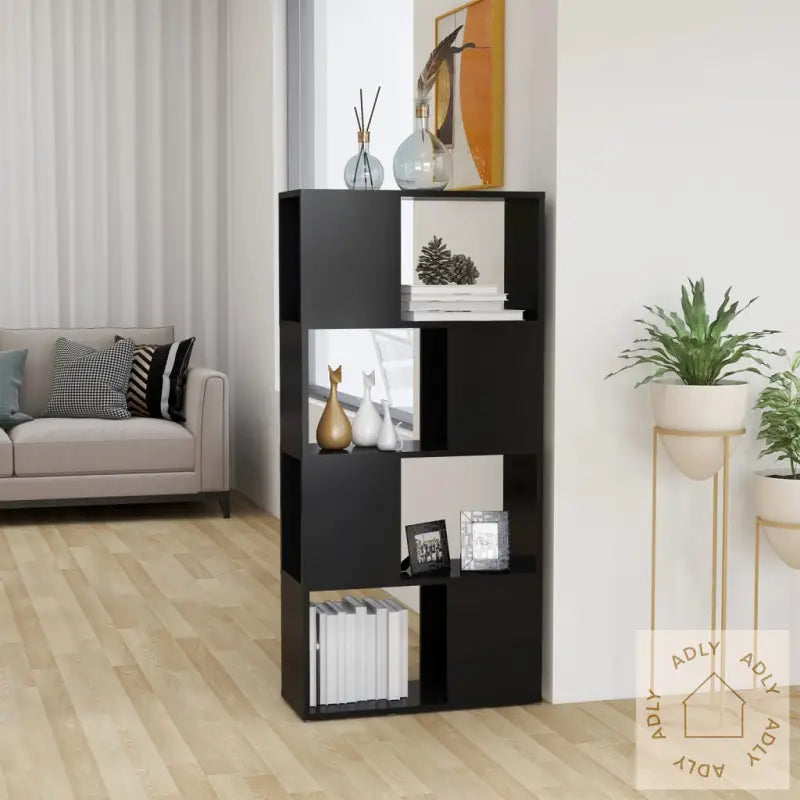 Bokhylle/Romdeler Grå 60X24X124,5 Cm Konstruert Tre
