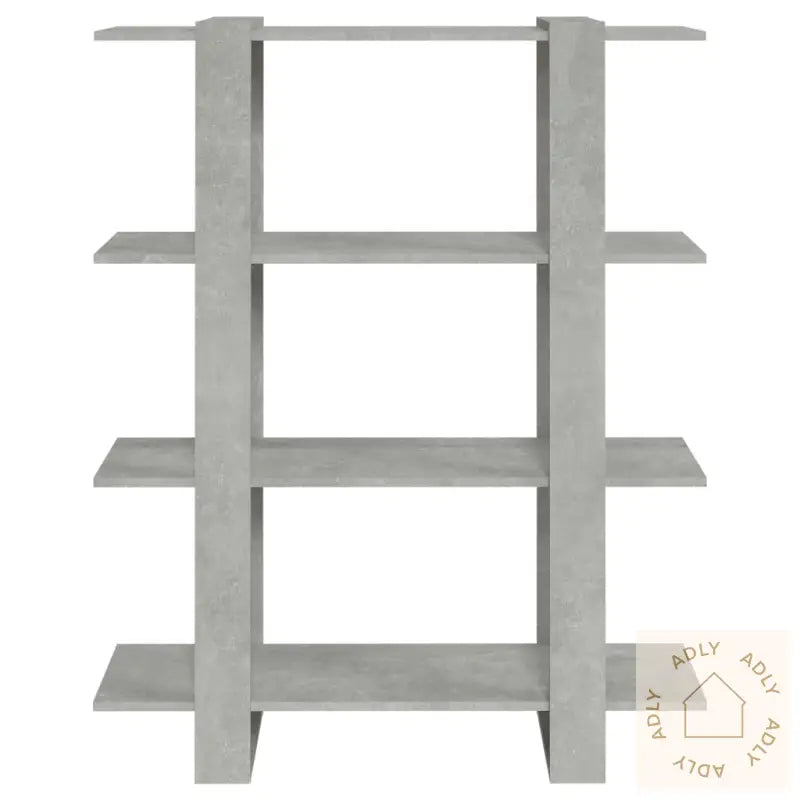 Bokhylle/Romdeler Betonggrå 100X30X123,5 Cm