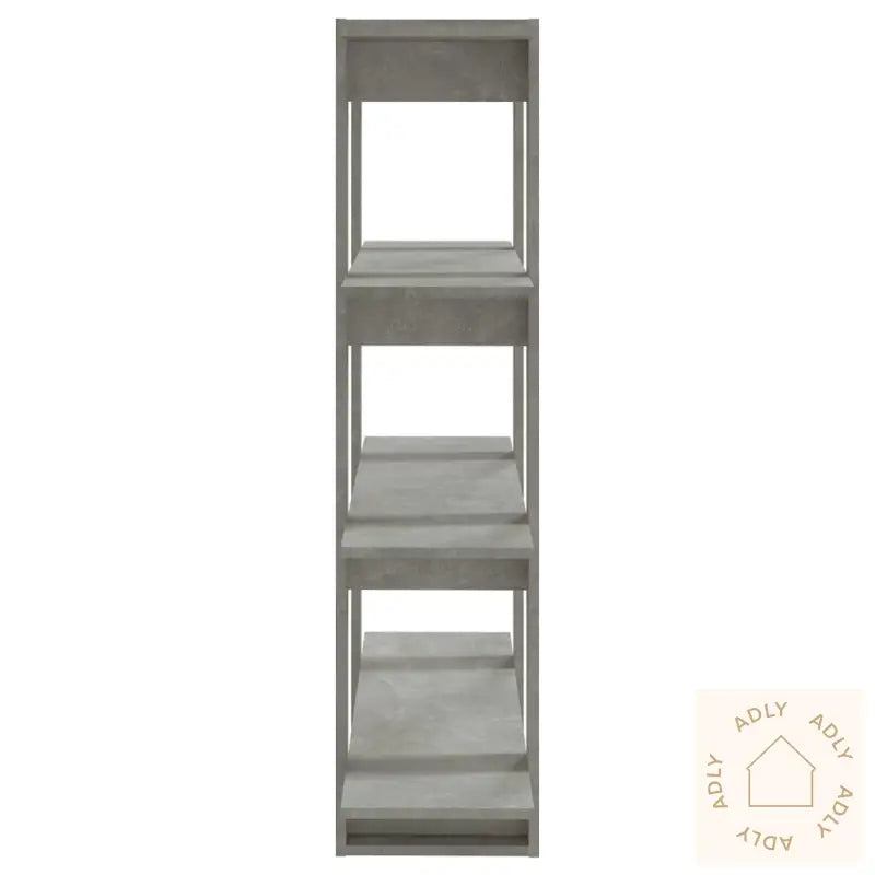 Bokhylle/Romdeler Betonggrå 100X30X123,5 Cm