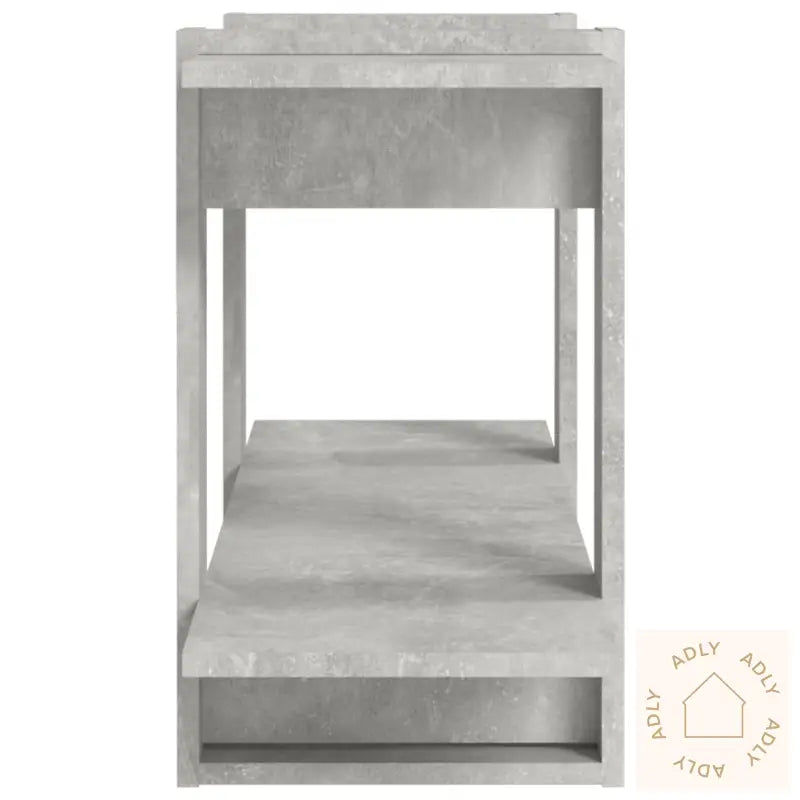Bokhylle Betonggrå 100X30X51 Cm Konstruert Tre