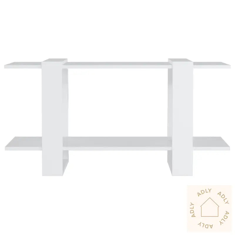 Bokhylle Hvit 100X30X51 Cm Konstruert Tre