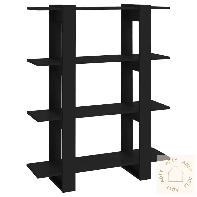 Bokhylle/Romdeler Svart 100X30X123,5 Cm
