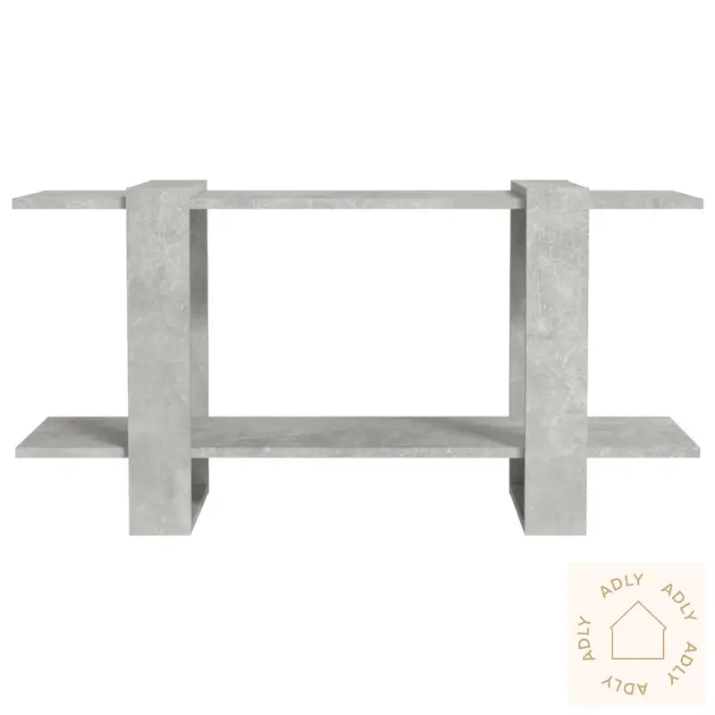 Bokhylle Betonggrå 100X30X51 Cm Konstruert Tre