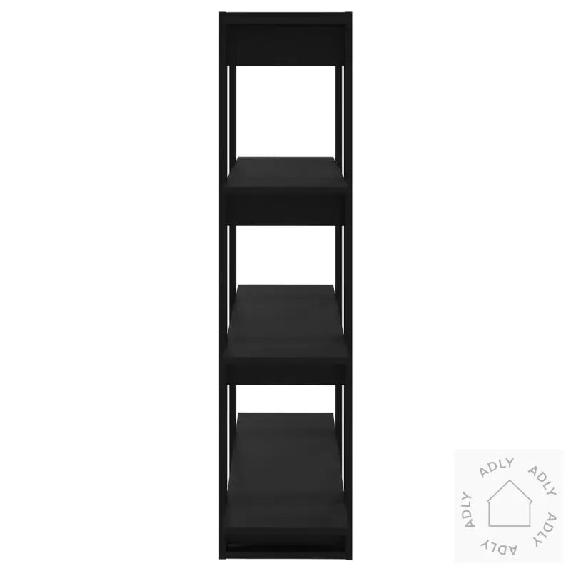 Bokhylle/Romdeler Svart 100X30X123,5 Cm