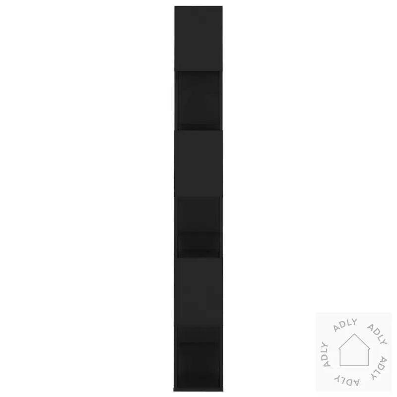 Bokhylle/Romdeler Svart 80X24X186 Cm Konstruert Tre