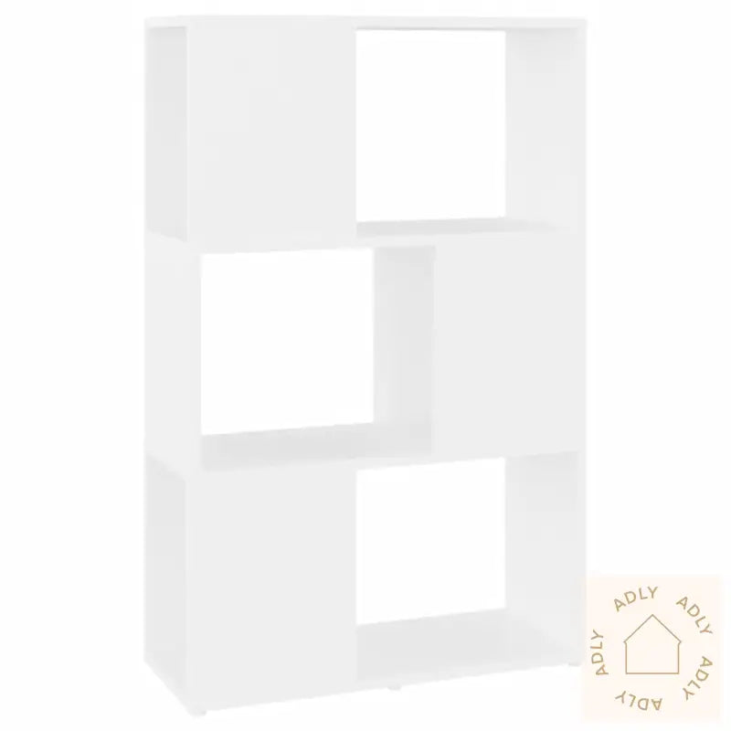 Bokhylle/Romdeler Hvit 60X24X94 Cm Konstruert Tre