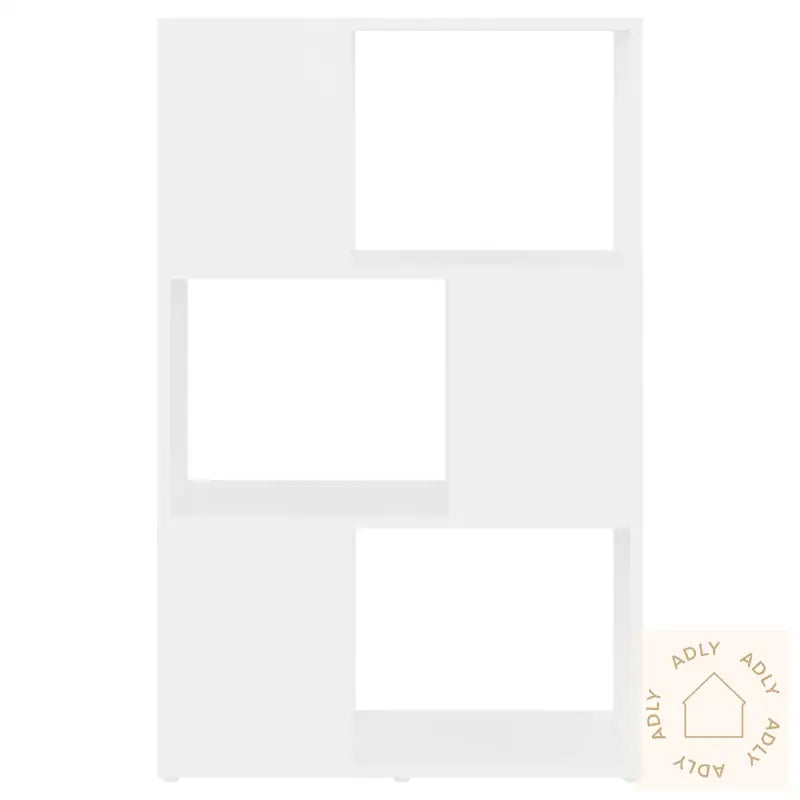 Bokhylle/Romdeler Hvit 60X24X94 Cm Konstruert Tre