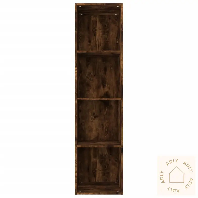 Bokhylle/Tv-Benk Røkt Eik 36X30X143 Cm Konstruert Tre