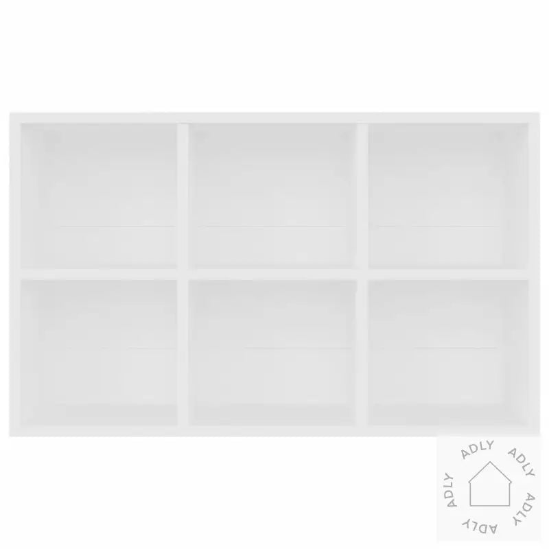 Bokhylle/Skjenk Hvit 66X30X98 Cm Konstruert Tre
