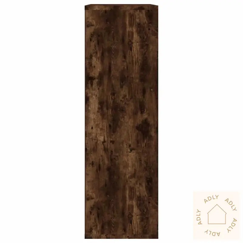 Bokhylle/Skjenk Røkt Eik 50X25X80 Cm Konstruert Tre