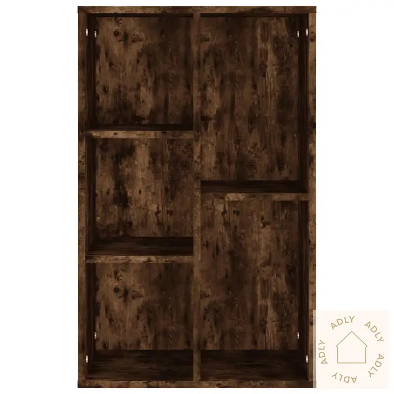 Bokhylle/Skjenk Røkt Eik 50X25X80 Cm Konstruert Tre