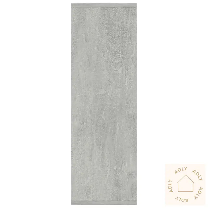Bokhylle/Skjenk Betonggrå 50X25X80 Cm Konstruert Tre