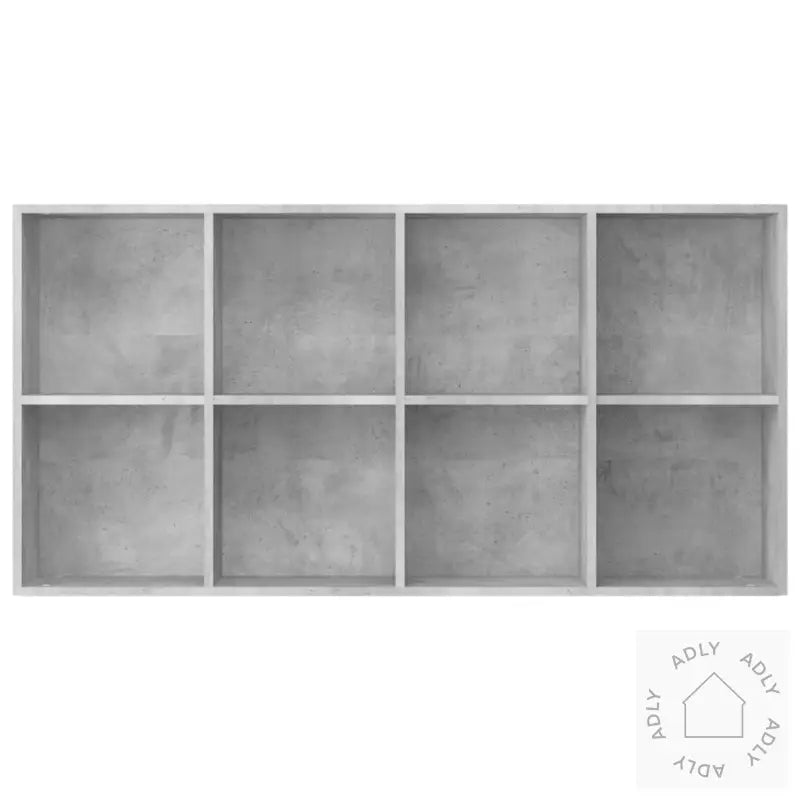 Bokhylle/Skjenk Betonggrå 66X30X130 Cm Konstruert Tre