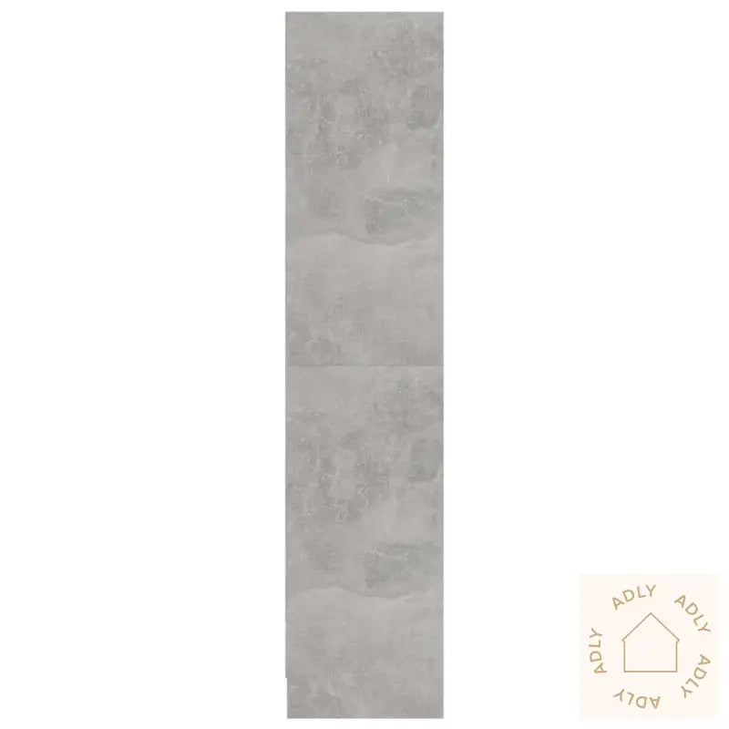Bokhylle 3 Nivåer Betonggrå 60X24X109 Cm Konstruert Tre
