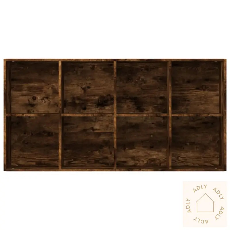 Bokhylle/Skjenk Røkt Eik 66X30X130 Cm Konstruert Tre