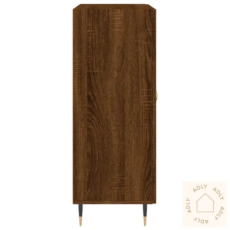 Skjenk Brun Eik 69,5X34X90 Cm Konstruert Tre