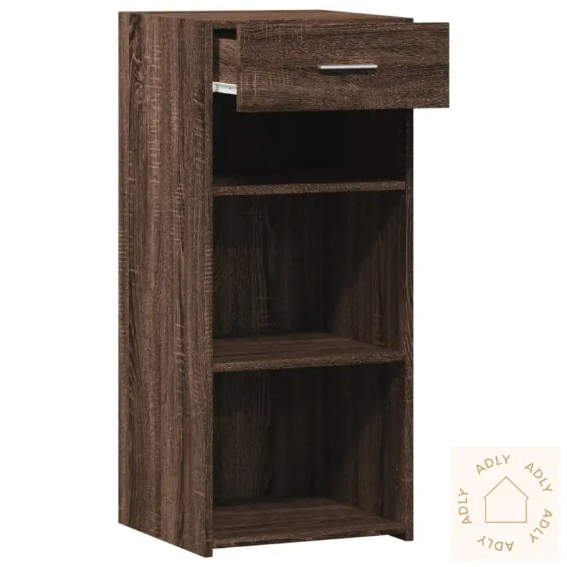 Skjenk Brun Eik 40X42,5X93 Cm Konstruert Tre