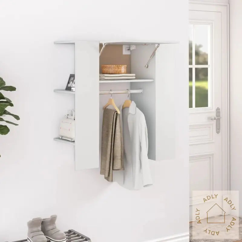 Gangskap Hvit 97,5X37X99 Cm Konstruert Tre