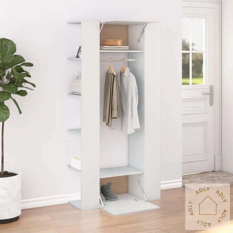 Gangskap Hvit 97,5X37X99 Cm Konstruert Tre