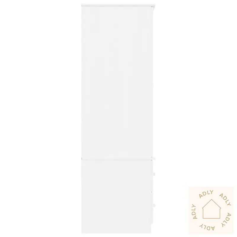 Garderobe Alta Hvit 90X55X170 Cm Heltre Furu