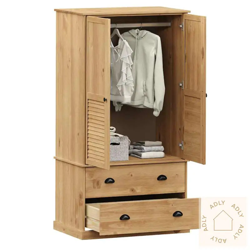 Garderobe Vigo 90X55X170 Cm Heltre Furu