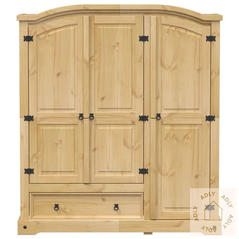 Garderobe Corona 151,5X52X170 Cm Heltre Furu