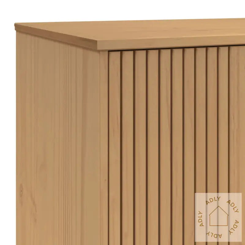 Garderobe Olden Brun 76,5X53X172 Cm Heltre Furu